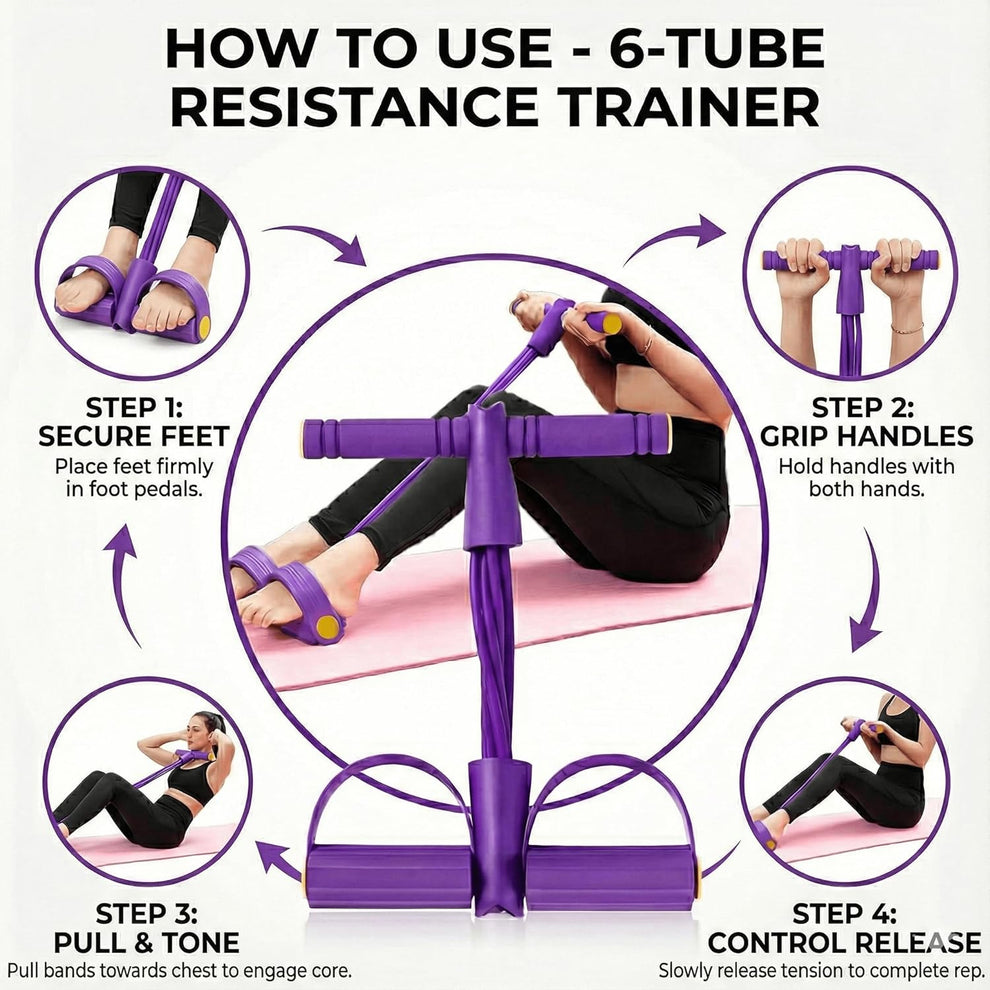 Yoga Pedal Puller Resistance Band Fitness Equipment